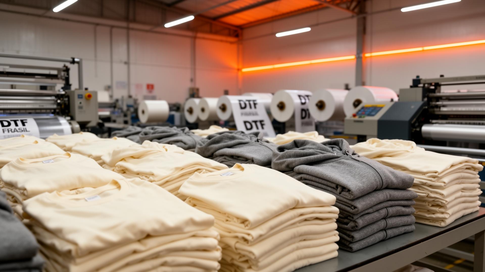 HAFIME fábrica de roupas lisas e DTF