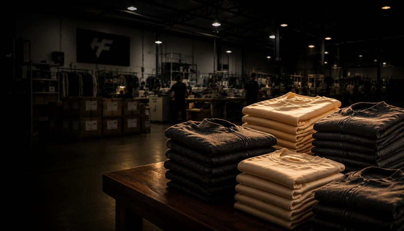 Fábrica da HAFIME em Franca-SP com peças dobradas prontas para retirada